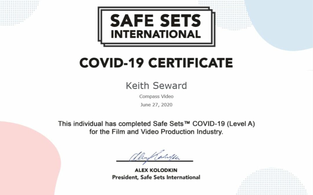 Our COVID-19 update we are now Safe Sets™️ Certified