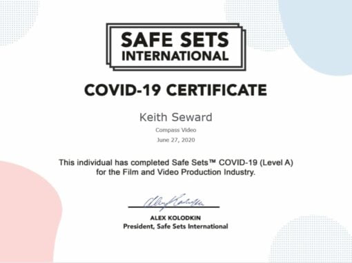 Our COVID-19 update we are now Safe Sets™️ Certified