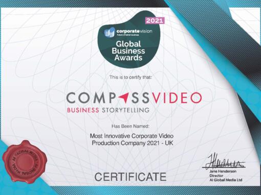 We are officially an award-winning production company