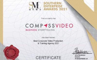 Winning a second consecutive award for Compass Video